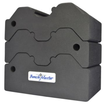 Show details for Benchmaster Weapon Rack Adjustable 3Piece Bench Block Picture of Benchmaster Weapon Rack Adjustable 3Piece Bench Block