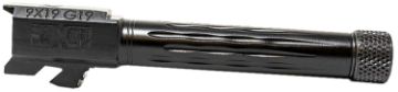 Show details for Faxon Fits Glock 19 Barrel 9Mm Flame Fluted Threaded Blk Picture of Faxon Fits Glock 19 Barrel 9Mm Flame Fluted Threaded Blk