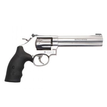 Show details for S&W 648 22Wmr 6" Patridge Fs Stainless Steel Synthetic Grip Picture of S&W 648 22Wmr 6" Patridge Fs Stainless Steel Synthetic Grip