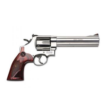Show details for S&W 629 Deluxe 44Mag 6" As 6-Shot Checkered Wood Grips Picture of S&W 629 Deluxe 44Mag 6" As 6-Shot Checkered Wood Grips
