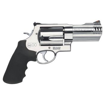 Show details for S&W 500 500Sw 4" As 5-Shot Stainless Steel Rubber Picture of S&W 500 500Sw 4" As 5-Shot Stainless Steel Rubber