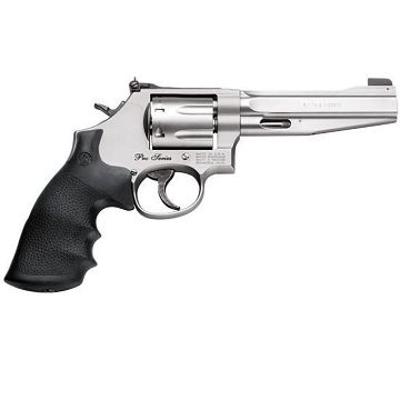Show details for S&W Pro Series 686Plus 357 5" As 7-Shot Stainless Rubber! Picture of S&W Pro Series 686Plus 357 5" As 7-Shot Stainless Rubber!