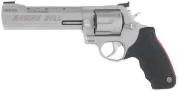 Show details for Taurus Raging Bull 44Mag 6.5" Vent Rib As 6-Shot Ss Rubber Picture of Taurus Raging Bull 44Mag 6.5" Vent Rib As 6-Shot Ss Rubber