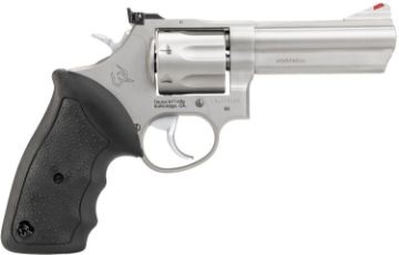 Show details for Taurus 66 357Mag 4" As 7-Shot Matte Stainless Steel Rubber Picture of Taurus 66 357Mag 4" As 7-Shot Matte Stainless Steel Rubber