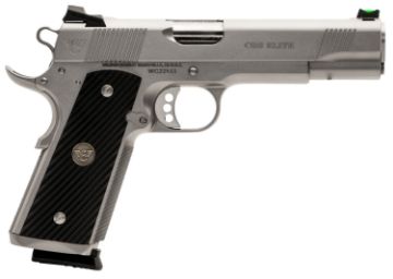 Show details for Wilson Cqbe-Fs-45-Ss 45Acp 5" Fs 8-Shot Stainless Blast Bead Picture of Wilson Cqbe-Fs-45-Ss 45Acp 5" Fs 8-Shot Stainless Blast Bead