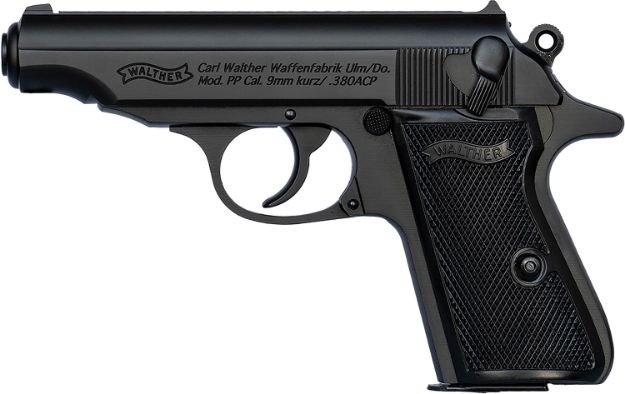 Picture of Walther Pp 32Acp Black 8Rd Black Synthetic Grips