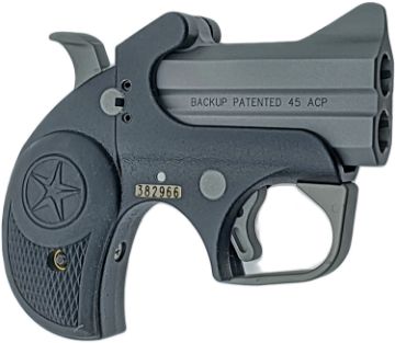 Show details for Bond Arms Backup 2.5" Bbl. 45Acp Ss/Blk Matte Rubber Picture of Bond Arms Backup 2.5" Bbl. 45Acp Ss/Blk Matte Rubber