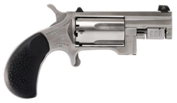 Show details for Naa Sentinel Mini-Revolver 22Wmr 1 5/8" White Dot Ss Syn Picture of Naa Sentinel Mini-Revolver 22Wmr 1 5/8" White Dot Ss Syn