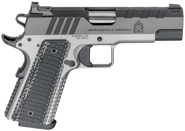 Picture of Springfield 1911 Emissary 9Mm 4.25" 9Rd Ss/Blued G10<