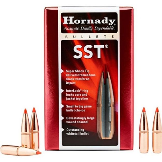Picture of Hornady Bullets 30 Cal .308 165Gr Sst 100Ct 15Bx/Cs