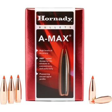 Show details for Hornady Bullets 30 Cal .308 168Gr A-Max 100Ct 15Bx/Cs Picture of Hornady Bullets 30 Cal .308 168Gr A-Max 100Ct 15Bx/Cs