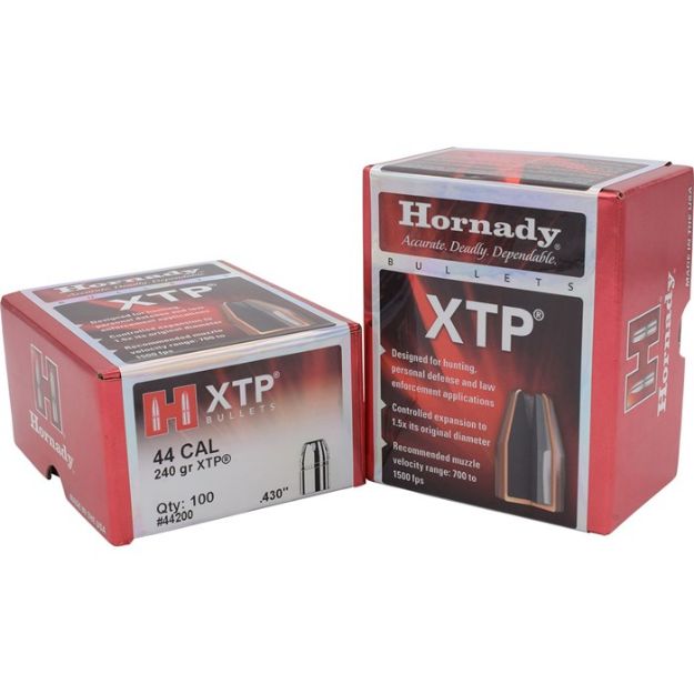 Picture of Hornady Bullets 44 Cal .430 240Gr Xtp 100Ct 15Bx/Cs