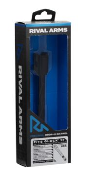 Show details for Rival Arms Barrel Threaded 9Mm Black Pvd For Glock 17 Gen 3/4 Picture of Rival Arms Barrel Threaded 9Mm Black Pvd For Glock 17 Gen 3/4
