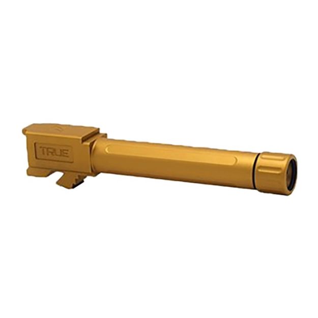 Picture of True Precision Threaded Barrel Gold Tin For Glock 19!