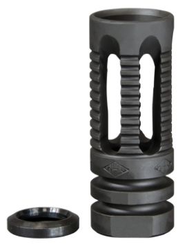 Show details for Yhm Phantom Comp/Flash Hider 5.56 Smooth 1/2X28 Threads Picture of Yhm Phantom Comp/Flash Hider 5.56 Smooth 1/2X28 Threads