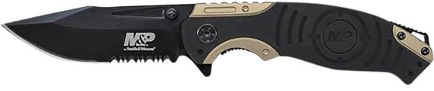 Picture of SWK SWMP13BSCP M&P FOLDER DROP POINT BLK/GLD