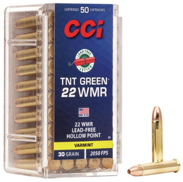 Picture of CCI 0060 22WMR TNT GRN 30 HP 50/40