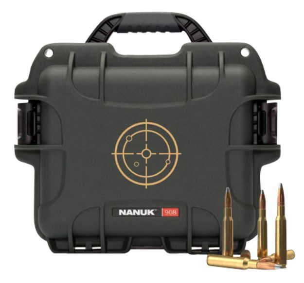 Picture of NANUK 908AMMO1 NANUK CASE W/WHT TARGET LOGO BLK