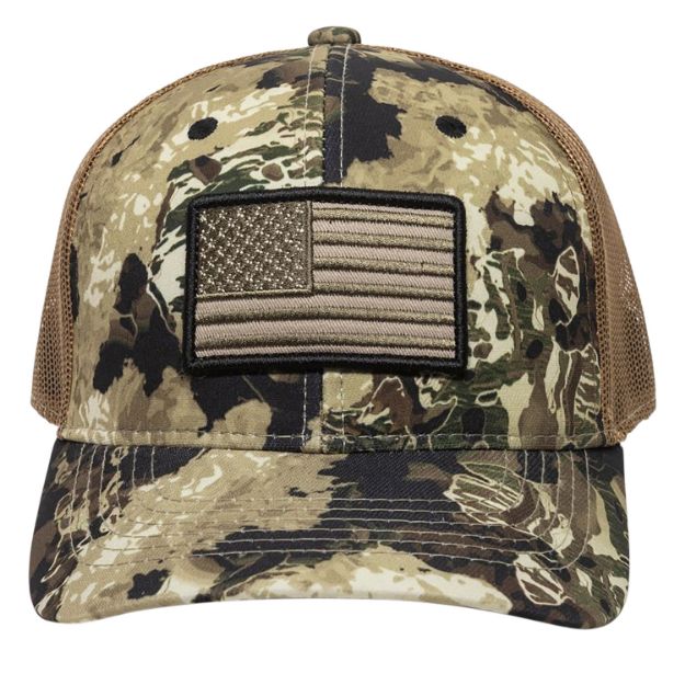 Picture of OUTDOOR USA170 USA FLAG HAT VEIL WHITETAIL BROWN