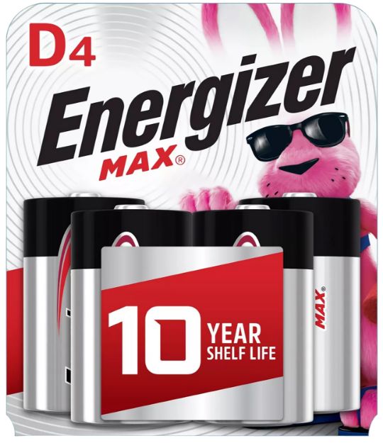 Picture of ENERGIZER E95BP-4 D 12PK/CS 4PK BATTERY