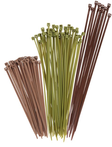 Picture of ALLEN 15823 HUNTING BLIND CBL TIES 100PK GRN/BRN