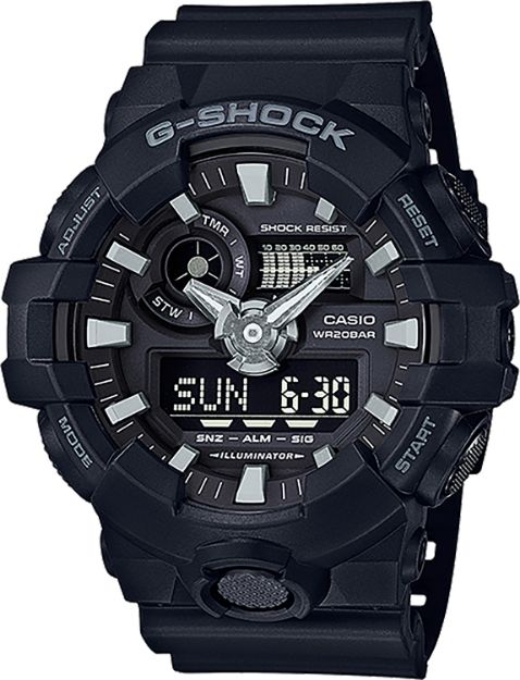 Picture of GSHOCK GA7001B PREMIER GS FRNTBTTN SPR BLK