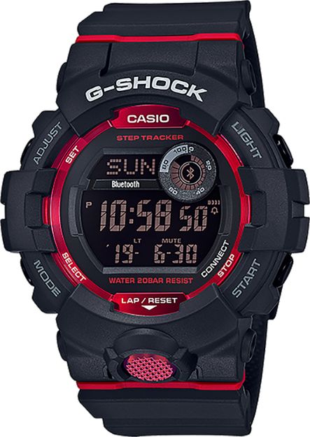 Picture of GSHOCK GBD8001 MENS GSHOCK BLK/RD