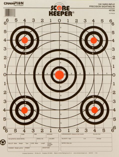 Picture of CHAMP 45726 100YD RIFLE SIGHT IN