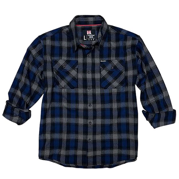 Picture of HDESIGN 32203 HORNADY L/S FLANNEL LG NAVY