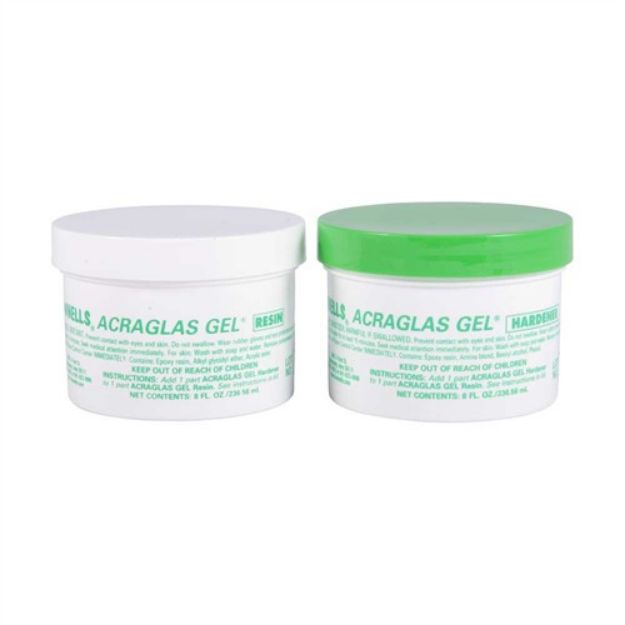 Picture of Acraglas Gel Hardener & Resin Set 8Oz