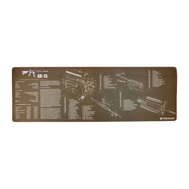 Picture of Tekmat Long Gun Cleaning Mat For Ar-15 Od Green