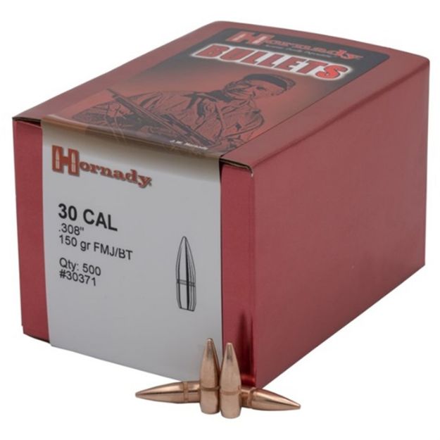 Picture of Full Metal Jacket 30 Caliber (.308'') 150Gr Boattail 500/Box