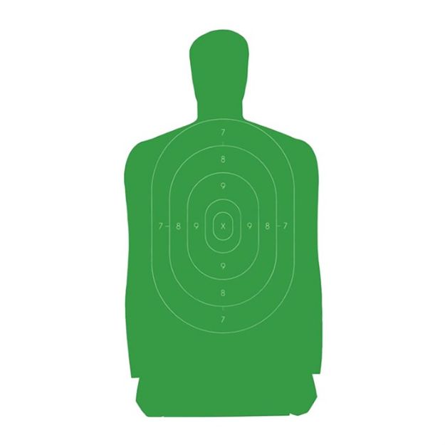 Picture of B27fsa Silhouette Green Paper Targets 24X45''  100Pk