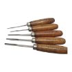 Picture of V&U Chisel Carving Set Checkering & Resoration W/Case 5Pc