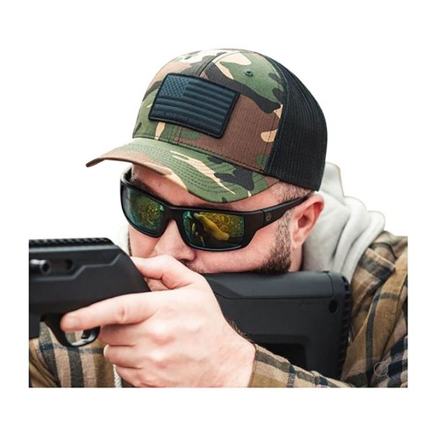 Picture of Standard Patch Trucker Woodland Camo