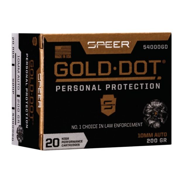 Picture of 10Mm Auto 200Gr Gold Dot Hollow Point 20/Box