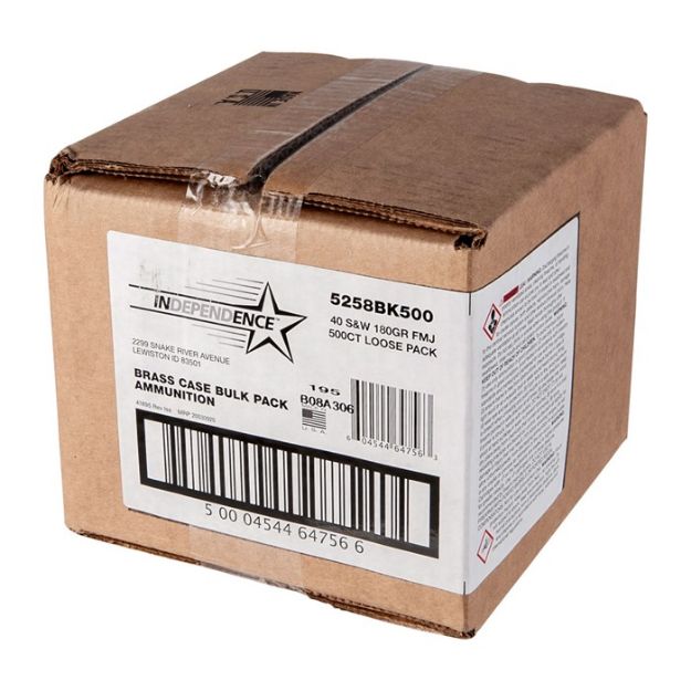 Picture of 40 S&W 180Gr Full Metal Jacket 500/Box