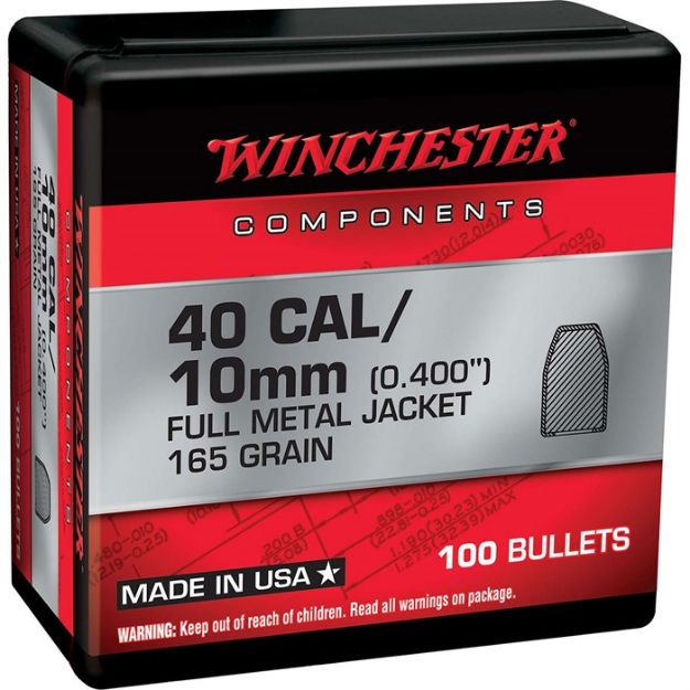 Picture of 40 Caliber/10Mm (0.400'') 165Gr Truncated Cone 100/Box