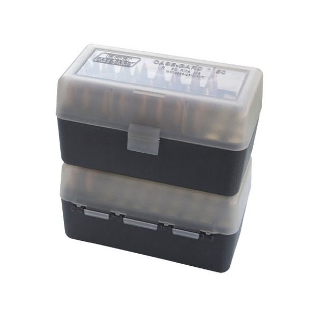 Picture of Ammo Box 50Rd Flip-Top 223 204 Ruger 6X47 Clear/Smoke