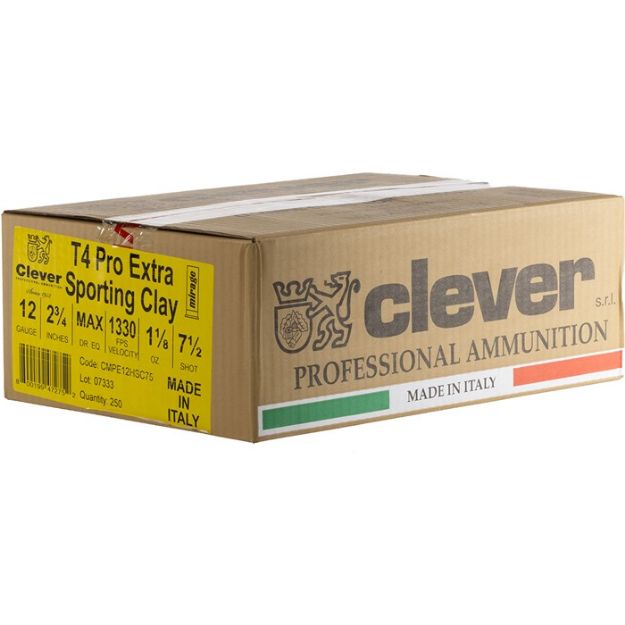 Picture of Mirage Pro Extra T4 12 Gauge 2-3/4'' 1-1/8Oz #7.5 Shot 250/Cs