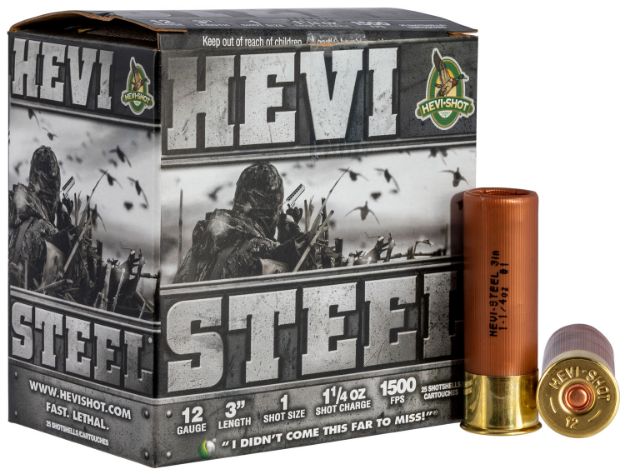 Picture of Hevi-Shot Hevi-Steel 12Ga 3'' 1-1/4Oz #1 25/Bx