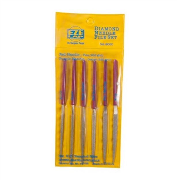 Picture of Eze-Lap Diamond Needle File 600 Set, Coarse Steel