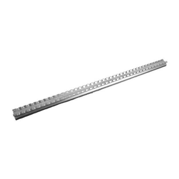 Picture of 16'' Long Wide Unanodized Extrusion W/Slots