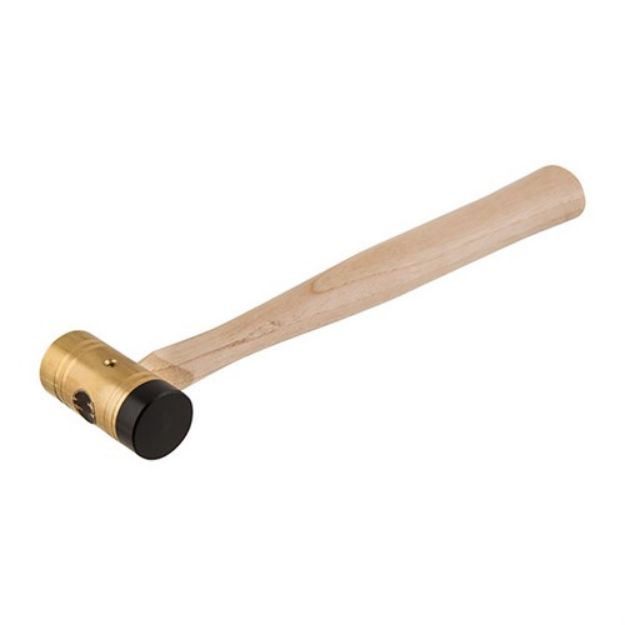 Picture of Delrin Tipped Brass Hammer 8Oz
