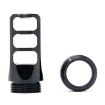 Picture of Muzzlok 8.6 Blackout 3-Port Muzzle Brake M18x1.5 Threads Blk