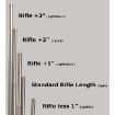 Picture of Gas Tube Extended Length +1'' (16.160'') Stainless Steel