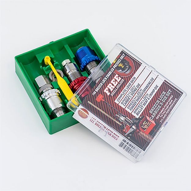 Picture of .32S&W Long Breech Lock Full Length Sizing 3-Die Set Carbide