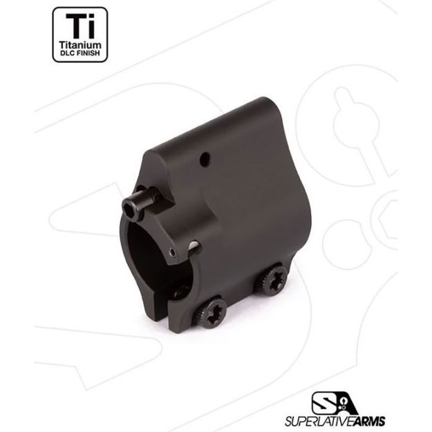 Picture of Ar-15 Clamp On Titanium Adjustable Gas Block .936'' Black