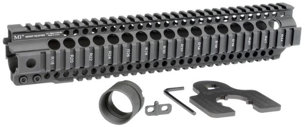Picture of Ar-15 Combat T-Series 1-Pc Free Float Handguard 12.625'' Blk
