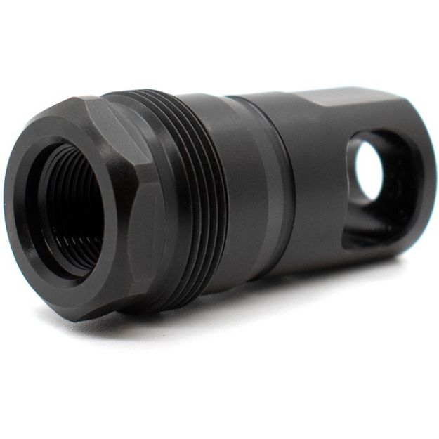 Picture of Spb Muzzle Brake 0.5 5/8-24 Threads Square Shoulder Black
